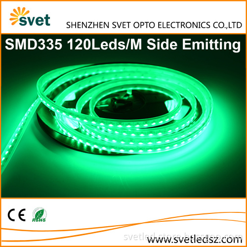 Wholesale Good Price Flexible Car LED Strip 335 Side Shine DC12V 120Leds/M Green Color 5mm Width PCB